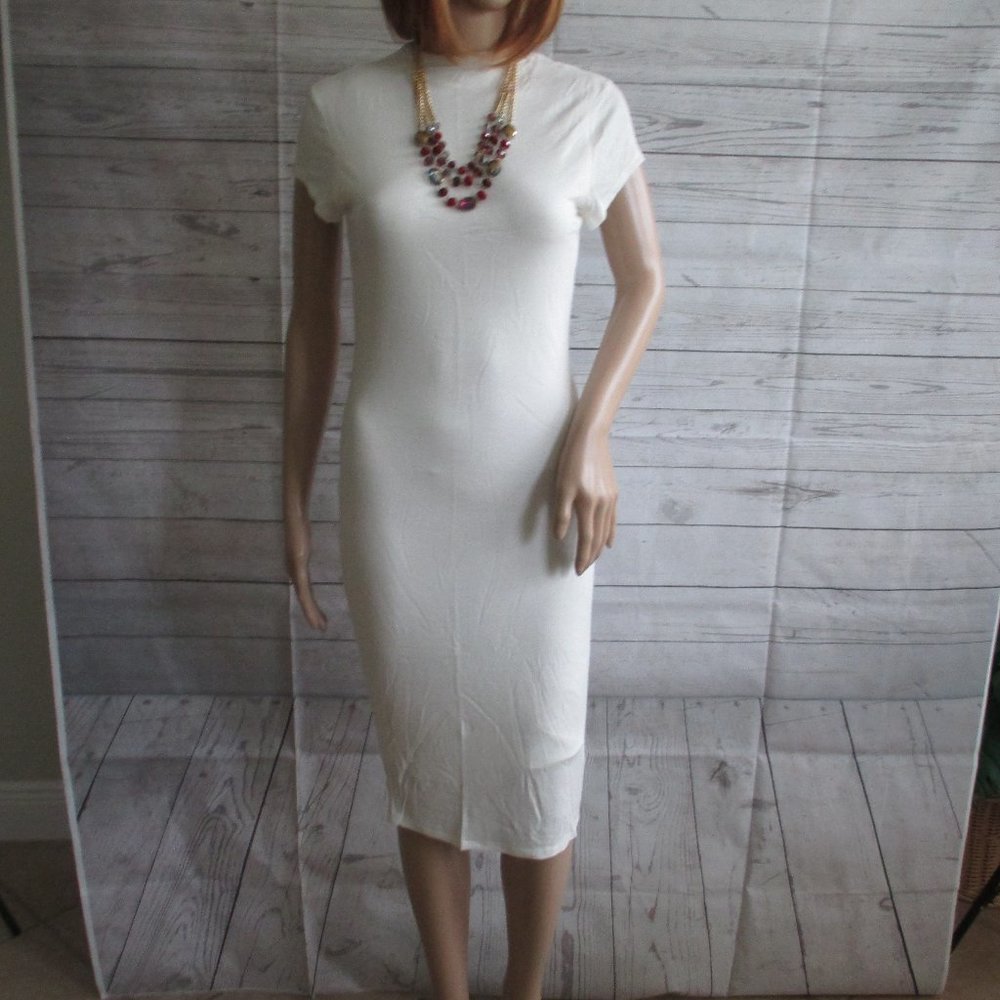 NWT - TRY THIS - Bodycom stretchy lined dress - jr. sz L - Very Pretty
